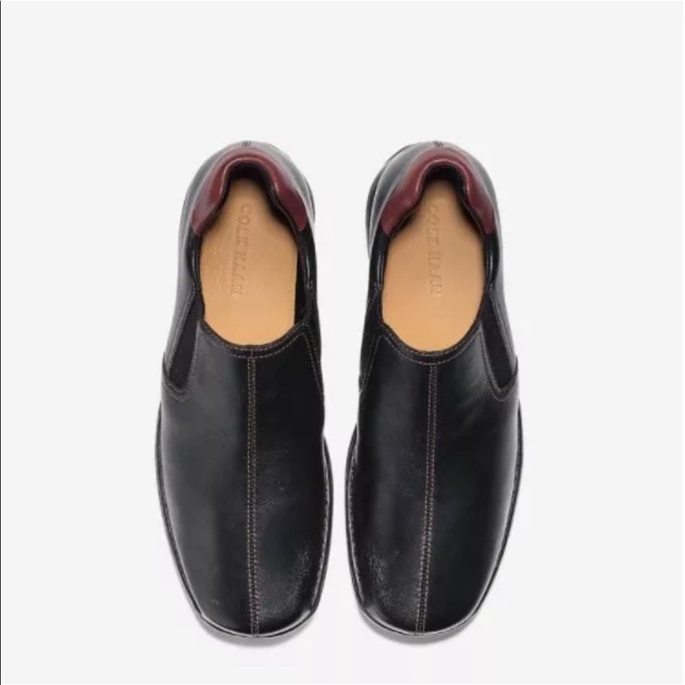 Cole Haan ZENO SLIPON Black Leather Mens' Loafer - Picture 2 of 4